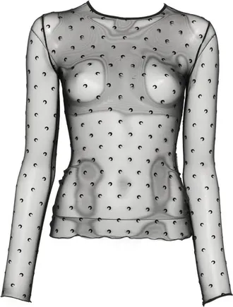 Marine Serre Moon-print T-shirt