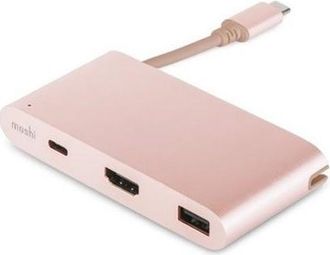 Moshi Adaptador Multipuerto Usb-c - Golden Rose
