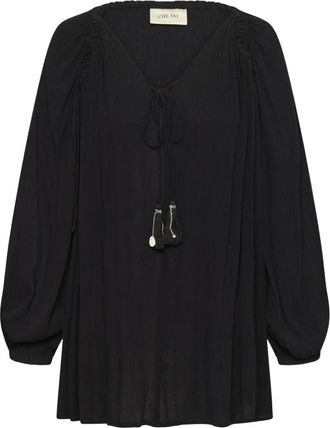 Cream Tuniek - Dames - Tunieken - Zwart - M - Overhemden