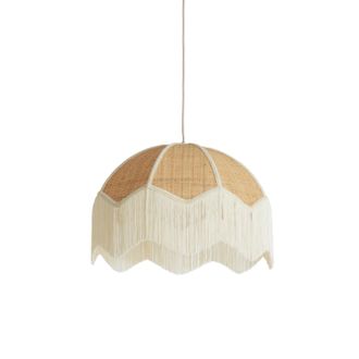 Light & Living Light & Living - L&aacute;mpara Colgante - Malacia - Beige - Rafia