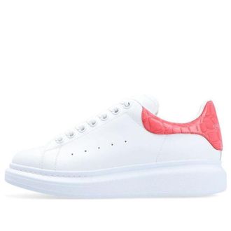 Alexander McQueen (WMNS) Alexander McQueen Oversized Sneaker White Pink 553770WHXMY9663