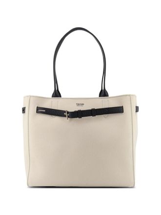 Tom Ford Womens Shoulder Bag Audrey Ecru Cotton