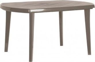 Allibert Allibert Elise Mesa De Jard&iacute;n Ovalada Cappuccino 137x90 Cm