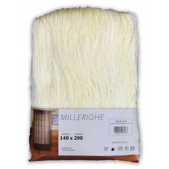 Trade Shop Trade Shop - Cortina Divisoria Decorativa Para Interiores De 140 X 290 Cm Con Hilos Sombreados - Crema Natural