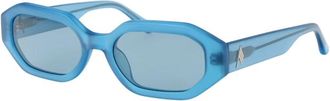 The Attico Irene Zonnebrillen - Dames - Zonnebrillen - Blauw - 54 MM - Nylon - Accessoires
