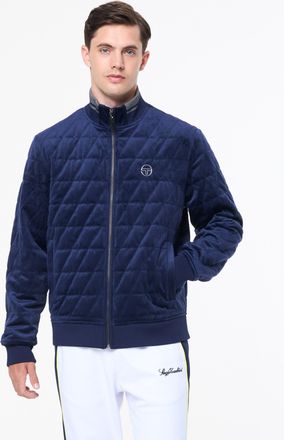 Sergio Tacchini Redi Quilted Velour Bomber Jacket