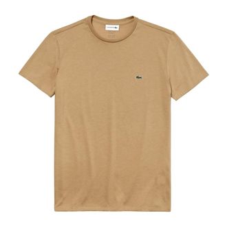 Lacoste Heren, Tops, Beige, Maat: XS Katoen