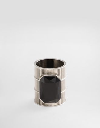 Dolce & Gabbana Sartoria Scarf Clip - Man Silver Metal Onesize