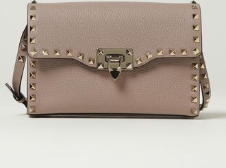 Valentino Garavani Borsa Rockstud Valentino Garavani in pelle a grana