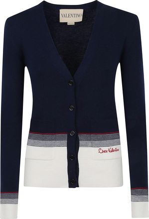 Valentino Garavani Cardigan Solid Wool
