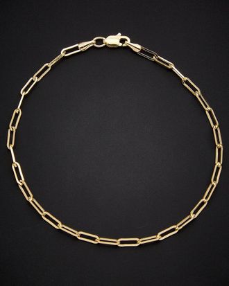 Italian Gold, Inc 14K Italian Gold Paperclip Chain Bracelet