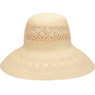 San Diego Hat Company Sandy Round Crown Hat in Natural at Nordstrom