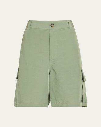 Loewe Mens High-Rise Cargo Shorts