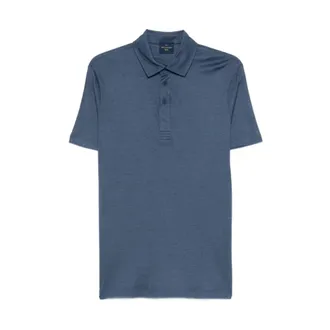 Paul & Shark Paul & Shark, Polo Shirts, male, Blue, Size: 2XL X-Soft Jersey Polo