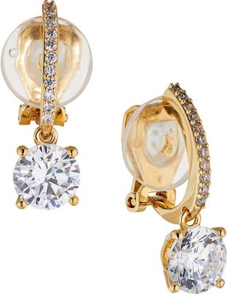 Nadri Modern Love Clip-On Earrings in Gold at Nordstrom