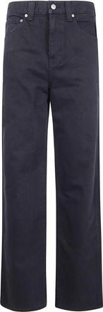 Khaite The Bridget Wide Leg Jeans - Dames - Loose Fit Jeans - Blauw - W29 - Katoen - Jeans