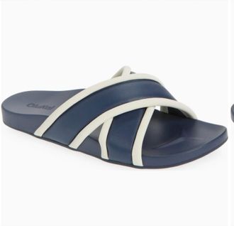 Olukai Womens Ani Slide In Navy