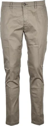 Yan Simmon Yan Simmon Cotton Stretch Trousers - Sage Green