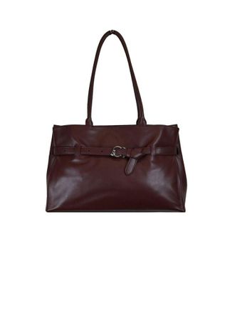 Coccinelle Bovine Leather Shoulder Bag - Brown