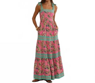 Beach Riot Charlotte Maxi Dress In Capri Soleil Paisley