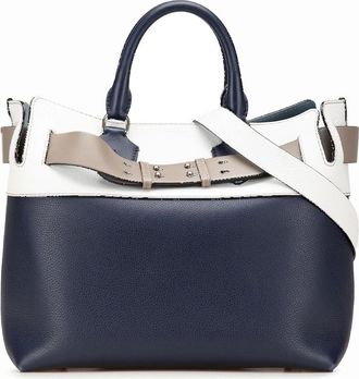 Burberry Womens Tricolour Leather Marais Belt Bag - Black - Size: UNI