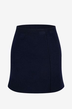 Lisa Yang Mini-Strick-Wickelrock aus Kaschmir Mette