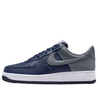 Nike Air Force 1 Low Mismatched Heel Game Royal White Grey IB6847-400