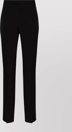 Saint Laurent streamlined trousers with pressed creases