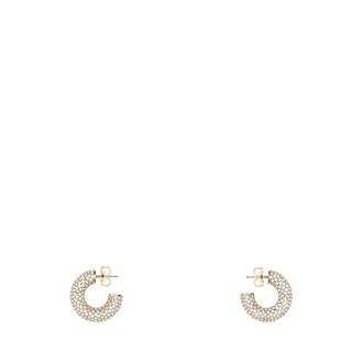 Amina Muaddi Cameron Hoop Mini - Dames - Oorbellen - Geel - ONE Size - Accessoires