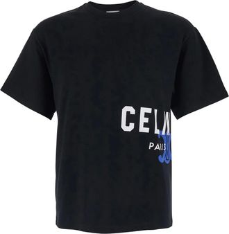 Celine Hombre, Camisetas, Negro, Talla: M