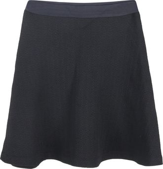Sandro Sandro minirok met textuur en A-lijn model in zwart polyester