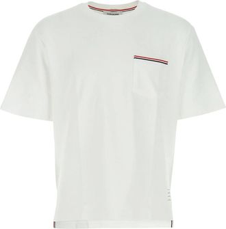 Thom Browne RWB-stripe Short-sleeve T-shirt