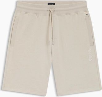 HUGO BOSS Mens BOSS Black Fashion Shorts 075 Open Grey - Tan - Size: 33/32/32
