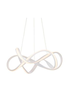 Netlighting Synergy LED Ceiling Pendant Textured White & White Silicone