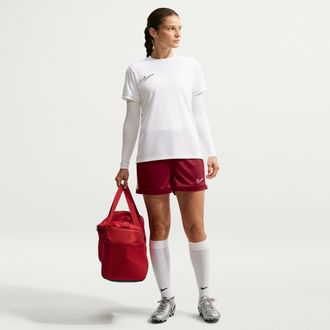 Nike Womens Academy Dri-FIT 4 Soccer Shorts in Red | II7582-677