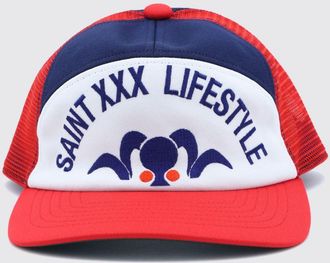 Saint Mxxxxxx Polyester Baseball Cap with Contrast Logo and Print by