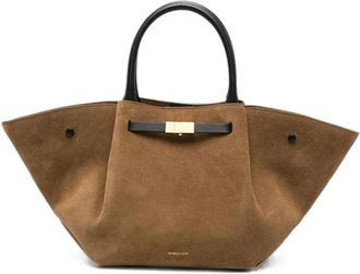 DeMellier Midi New York - Dames - Shoppers - Bruin - ONE Size - Leer - Tassen
