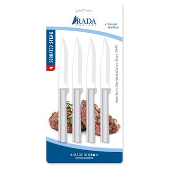 Rada 4 Piece ProPak Serrated Steak Knife Set