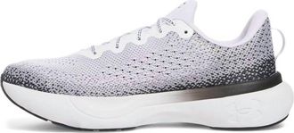Under Armour Mens Infinite Running Shoes In White/black