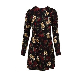 Mar De Margaritas Short Dresses, female, Multicolor, M, Dora Short Crew-Neck Dress