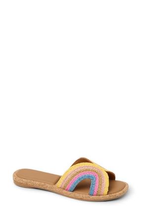 Reef Willow Woven Slide Sandal in Sunset at Nordstrom, Size 10