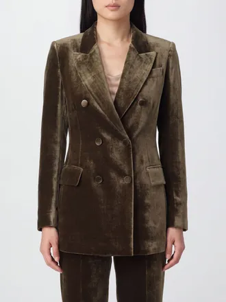 P.A.R.O.S.H. P. A.R. O.S. H. Blazer doppiopetto in velluto di seta e viscosa