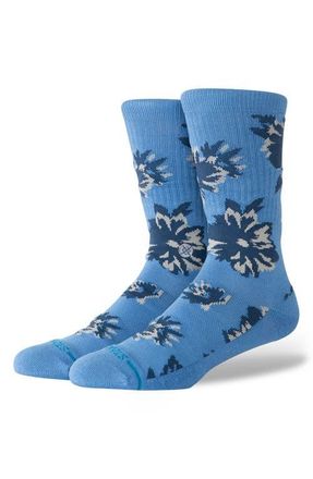 Stance Replica Cotton Blend Crew Socks in Blue at Nordstrom, Size Large