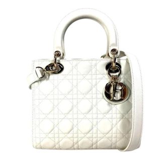 Dior Pre-owned Leather dior-bags - Dames - Pre-owned - Wit - Maat: ONE Size Leer