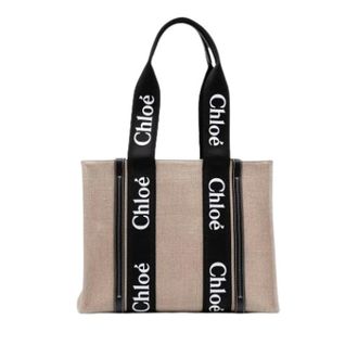 Chlo&eacute; Pre-owned Woody Tote Bag - Pre-owned - Mujer - Beige - ONE SIZE
