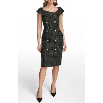 スカート MONCLER Two-material dress Moncler Dress in Cotton Piquet | Saks Fifth Avenue