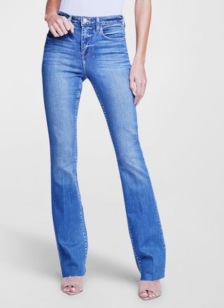 L'agence Ruth High Rise Straight Jeans
