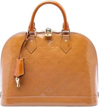 Louis Vuitton Pre-owned Alma PM Handtas - Dames - Vintage Handtas - Bruin - ONE Size - Leer - Vintage
