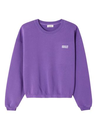 American Vintage round-neck izubird sweatshirt - Purple