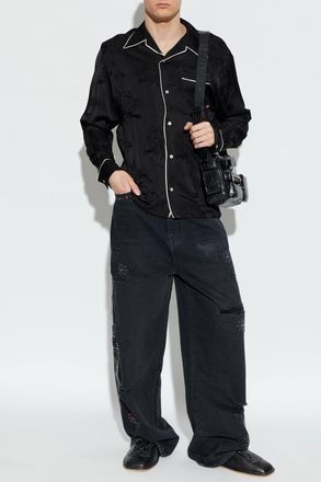 Amiri Shirt With Logo, Mens, Black